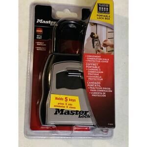 Master Lock Portable Combination Lock Box Resettable Combination Model 5400D